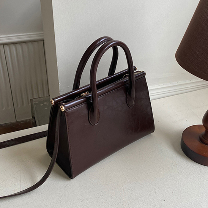 Interior Design Vintage Style - Vintage Oil Wax Women Handbag Korean