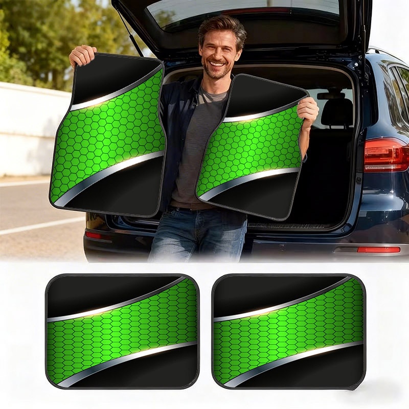 2D 4pcs Car Floor Mats, Materi - огляд і ціна Interior Design Grid
