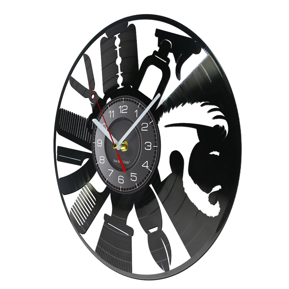 Hair Salon Tools Wall Clock Ba - огляд і ціна Interior Design Living Room Ideas
