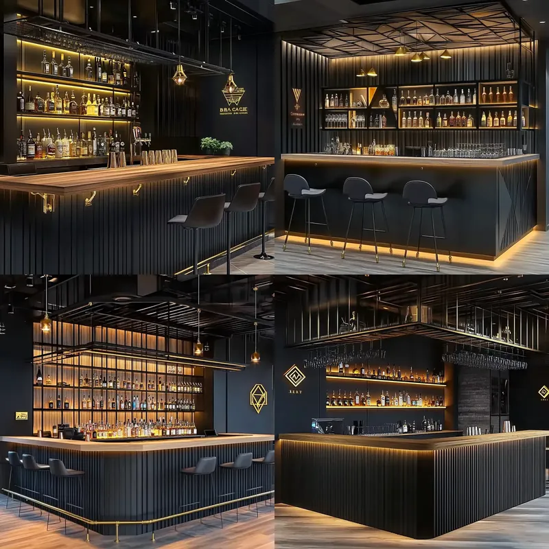 for Industrial Style Wooden Ba - огляд і ціна Interior Design Industrial Style