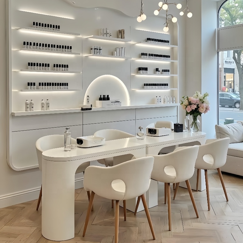 MS Display Beige Cream White C - огляд і ціна Interior Design Nail Salon