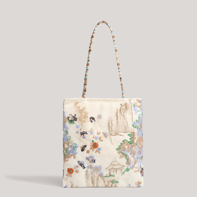 Underarm Bag Embroidered Canva - огляд і ціна Interior Design Class