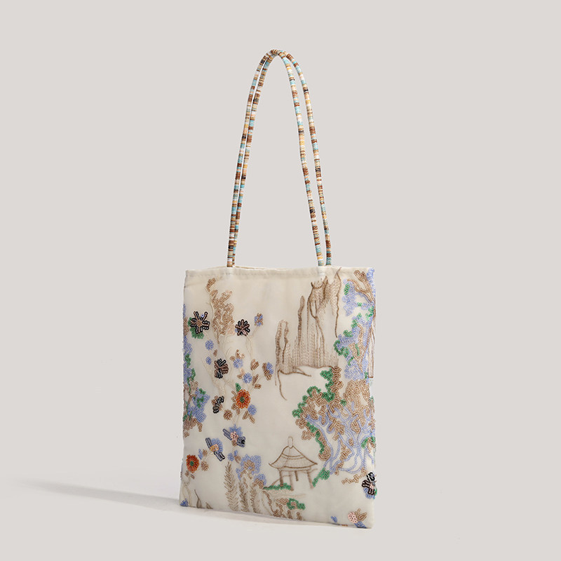 Underarm Bag Embroidered Canva - огляд і ціна Interior Design Class