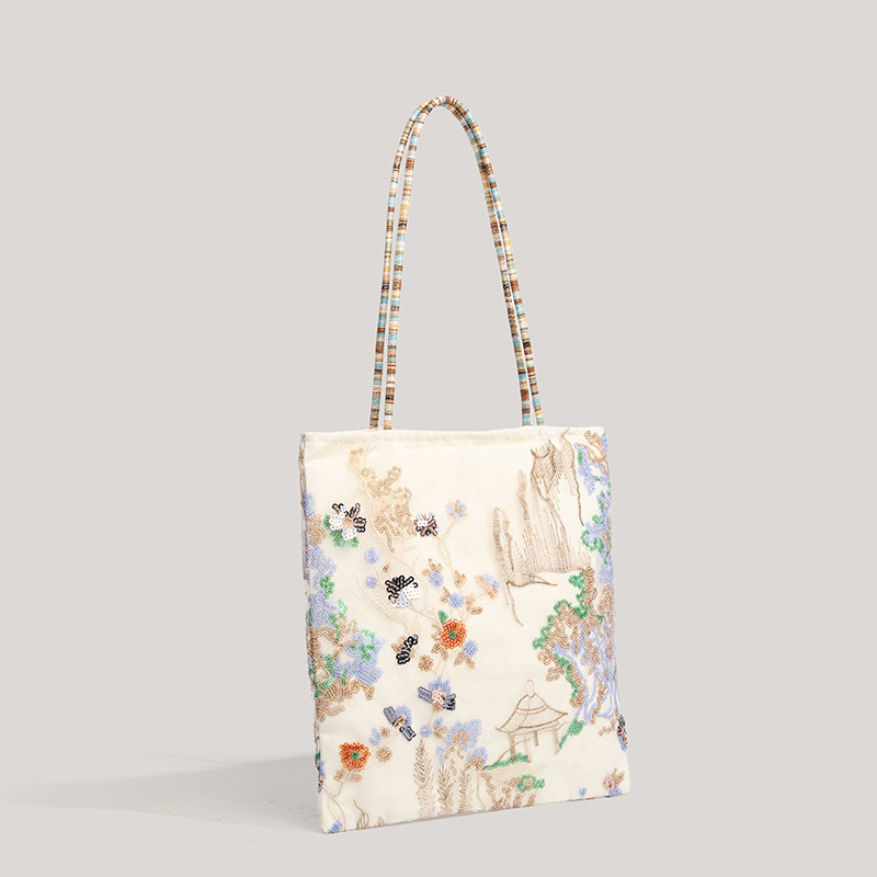 Underarm Bag Embroidered Canva - огляд і ціна Interior Design Class