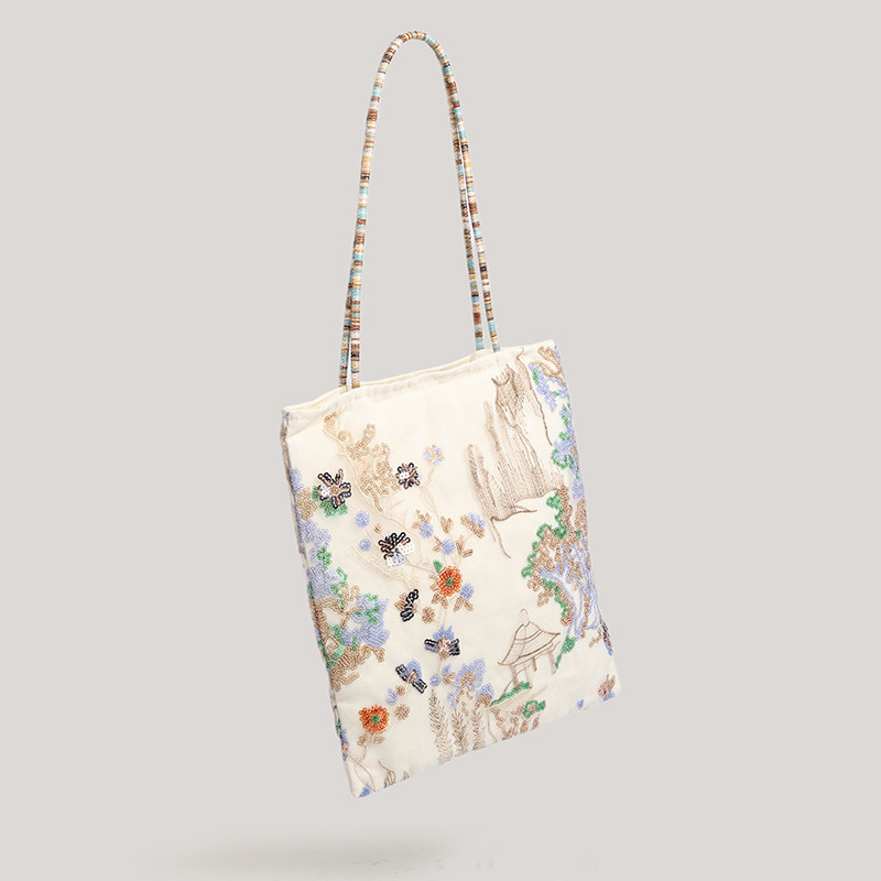Underarm Bag Embroidered Canva - огляд і ціна Interior Design Class