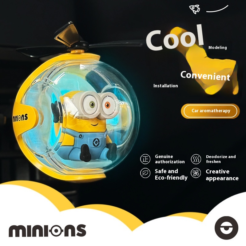 New Minions Cartoon Car Air Fr - огляд і ціна Interior Design Article